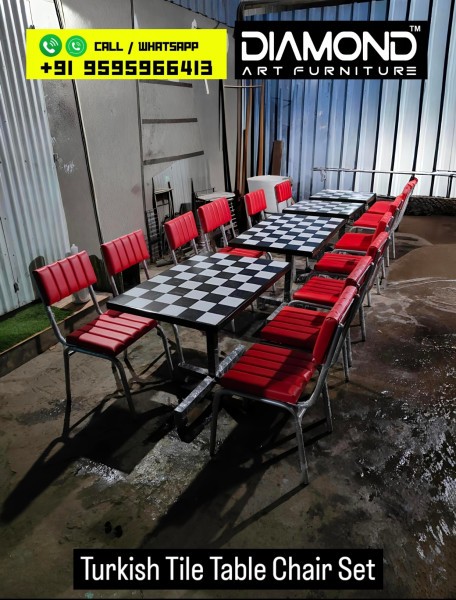 Turkish Tile Table Chair Set