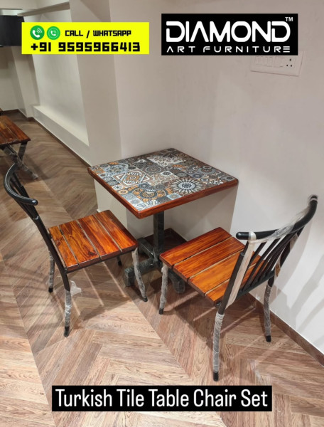 Turkish Tile Table Chair Set