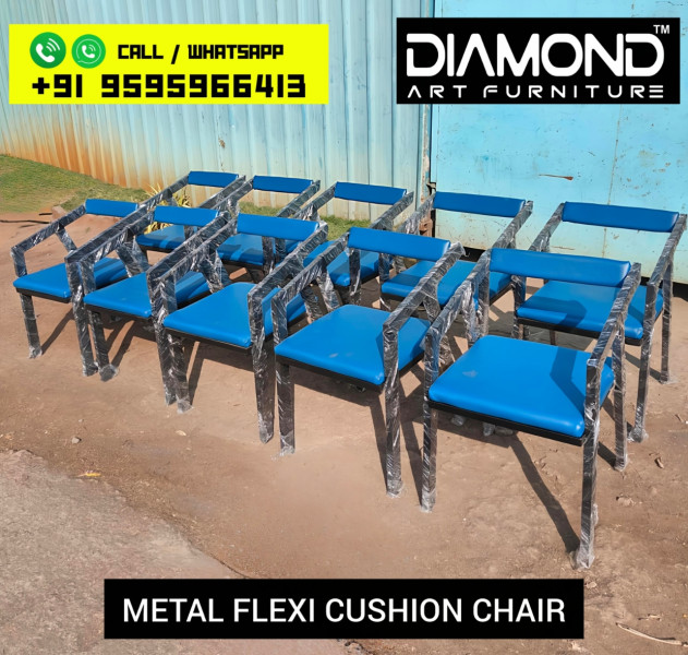 Metal Flexi Cushion Chair