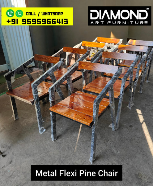 Metal Flexi Pine Chair